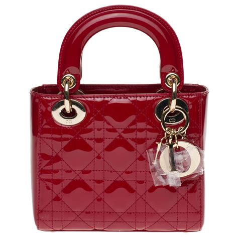 christian dior small red bag